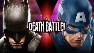 Batman VS Captain America DC VS Marvel  DEATH BATTLE [upl. by Ttirrem]