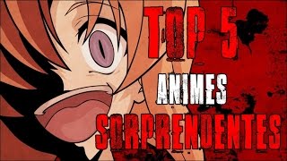 Animes que me acabaron SORPRENDIENDO INCREIBLEMENTE  TOP 5 [upl. by Fredrika]