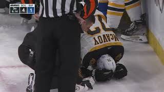 NHL Hits  Bruins  Sabres  Girgensons vs McAvoy  24112021 [upl. by Eluj4]