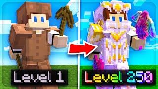 FINDING THE BEST WAY TO LEVEL UP FAST ON SKYBLOCK  Minecraft Skyblock  EnchantedMC [upl. by Orly]