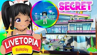 SECRET LILY PAD ROOM ZEN CELEBRITY MANSION in LIVETOPIA Roleplay roblox [upl. by Erlewine]