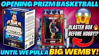 INSANE WEMBY PULL🤯 2023 PRIZM BASKETBALL BLASTER BOX REVIEW🏀 [upl. by Nets38]