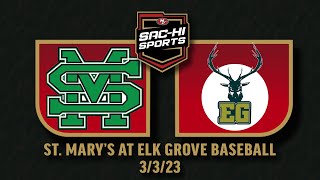 St Marys at Elk Grove Baseball 3323 [upl. by Halimaj595]