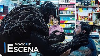 La Escena de la Tienda  VENOM Español Latino 2018 [upl. by Lonnard]