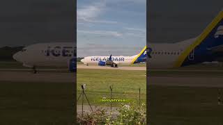 Icelandair takeoff 3924 [upl. by Htidirrem]