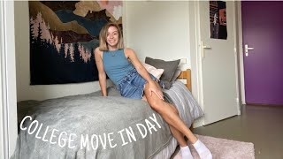 COLLEGE MOVE IN VLOG studying abroad in FRANCE [upl. by Leirej494]