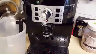 How To Descale a Delonghi Magnifica Coffee Machine [upl. by Ayrad604]