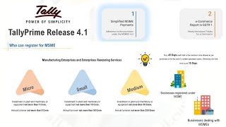 Tally Prime 41 New Features for MSMEs and ECommerce Businesses जरुर देखें Section 15 and 16 [upl. by Bullion]