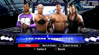 WWE SmackDown VS Raw 2008 PS3  Mr Kennedy amp MVP VS Brothers of Destruction  Tag Team [upl. by Morly]