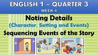 ENGLISH  QUARTER 3 WEEK 4  NOTING DETAILS AND SEQUENCING EVENTS IN THE STORY  TEACHER MHARIE [upl. by Garzon]