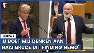 Timmermans clasht met Wilders ‘U speelt de lieve Milders’ [upl. by Mercado908]