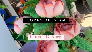 COMO HACER UNA PEONIA DE FOAMI  MOLDES FLORATEVA [upl. by Phillips]