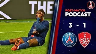 PSG 31 Stade De Brest • POST MATCH PODCAST amp PLAYER RATINGS Ligue 1 Uber Eats [upl. by Aicenod]