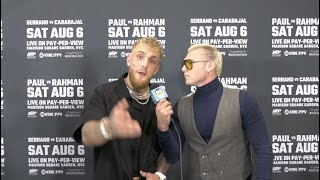 Jake Paul Calls Conor McGregor a Drunk and Urges Him to Drink Milk [upl. by Ytsim694]