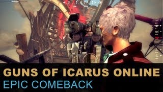 Guns of Icarus Online  Epic Comeback Teamwork Gameplay [upl. by Ziza]