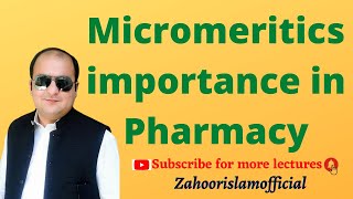 Micromeritics importance in Pharmacy [upl. by Caty]