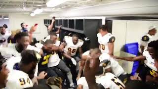 NCAT FOOTBALL LOCKER ROOM AFTER DEFEATING THE ECU PIRATES [upl. by Honora827]