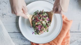 Janet and Gretas Kaleslaw  A super superfood salad [upl. by Akenal]