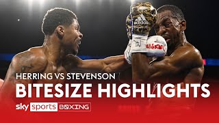 Shakur Stevenson rips world title from Jamel Herring with spiteful performance  Bitesize Highlights [upl. by Ansilme]