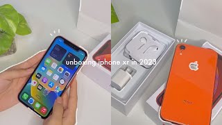 Iphone xr unboxing in 2023  camera test 🪸 [upl. by Kiyoshi]