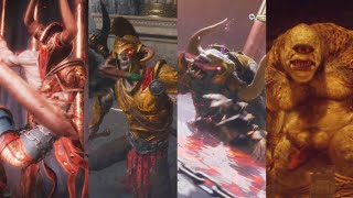 All Returning Enemy Types from Greece  God of War Ragnarok Valhalla DLC 4K 60ᶠᵖˢ ✔ [upl. by Aubree]