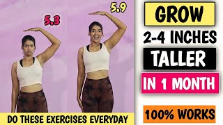 Grow 24 Inches Taller in 1 Month  Easy Height Boosting Exercises  Grow taller Fitness journey [upl. by Akcira]