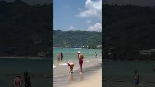 ☀️Sun Sea Cool Water of Patong Beach Thailand 🏖🇹🇭 [upl. by Kerrill]