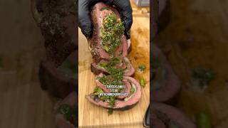 Stuffed flank steak with chimichurri sauce [upl. by Luann914]