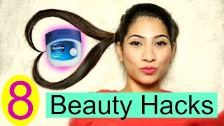 8 Magical BEAUTY HACKS Using Vaseline  Must Know  Anaysa [upl. by Dachy]