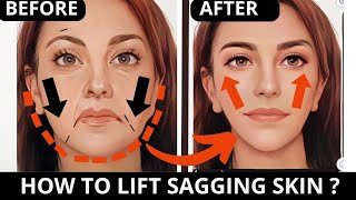 AntiAging Face Lifting Massage For Sagging Jowls Cheeks  Look 10 Years Younger  Shiatsu [upl. by Christye275]