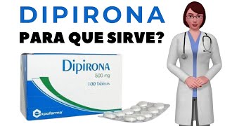 DIPIRONA que es y para que sirve la dipirona como tomar dipirona sodica [upl. by Filipe]