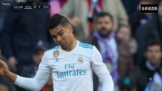 Casemiro vs Barcelona 23122017 HD by GRIEZID [upl. by Goodden952]