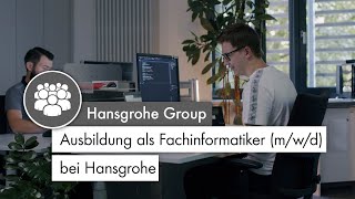 Ausbildung als Fachinformatiker mwd bei Hansgrohe [upl. by Anahpets523]