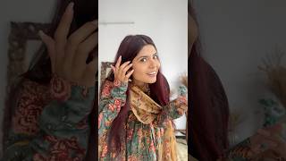 GRWM for Mandir  Styling a Kurta Set  Niharika Jain [upl. by Arikahs]