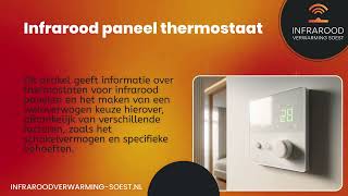 Infrarood Paneel Thermostaat  Infrarood Verwarming Soest [upl. by Eizdnil]