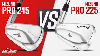 MIZUNO PRO 245 vs MIZUNO PRO 225  Mizuno Irons Comparison [upl. by Karlise827]