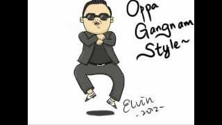 PSY  GANGNAM STYLE English Lyrics Video [upl. by Elana]