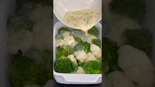 ЗАПЕКАНКА с брокколи и цветной капустой🥦 рецепт в комментариях📌 рецепт запеканка брокколи [upl. by Dolloff]