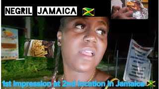 Food spots in Jamaica Negril🇯🇲🇯🇲 First Impression of Jamaica [upl. by Ahsilaf]