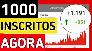 Como Ganhar Inscritos Likes e Visualizações no YouTube FACILMENTE pelo Celular [upl. by Vanden]