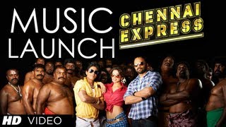 Chennai Express Music Launch  Shahrukh Khan Deepika Padukone Rohit Shetty [upl. by Haraj]