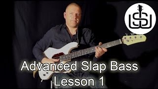 ADVANCED SLAP BASS by Scott Whitley Lesson 1  Basic Double Thumbing [upl. by Refotsirk]