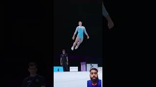 Wow😱Manila Esposito Italy Floor FX Podium Training World Championships Slow Mosh jump shorts [upl. by Larkins]