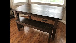 Building A Farmhouse Table Correctly Awesome new Product [upl. by Cowie]