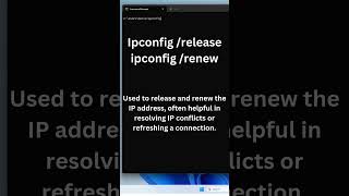 ipconfig windows networking [upl. by Eerac]