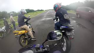 Duel Setengah CC  R25 CBR250 125Z  KNOLTORIDER [upl. by Eitsrik257]