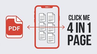 ek page par 4 print kaise nikale mobile se pdf ke 2 page ko 1 page kaise banaye pdf to micro xerox [upl. by Nanon]