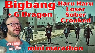 BIGBANG marathon  HARU HARU  LOSER  SOBER  CROOKED GD reaction [upl. by Nickerson]