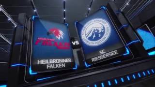 DEL2 Highlights 39 Spieltag  Heilbronner Falken vs SC Riessersee [upl. by Kcod]