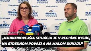 SHMÚ Očakávame výrazné vzostupy na toku Morava kde budú prekročené 3 stupne povodňovej aktivity [upl. by Saber]